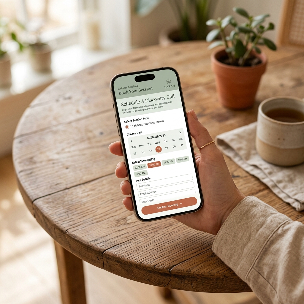 Nexo Booking on Phone