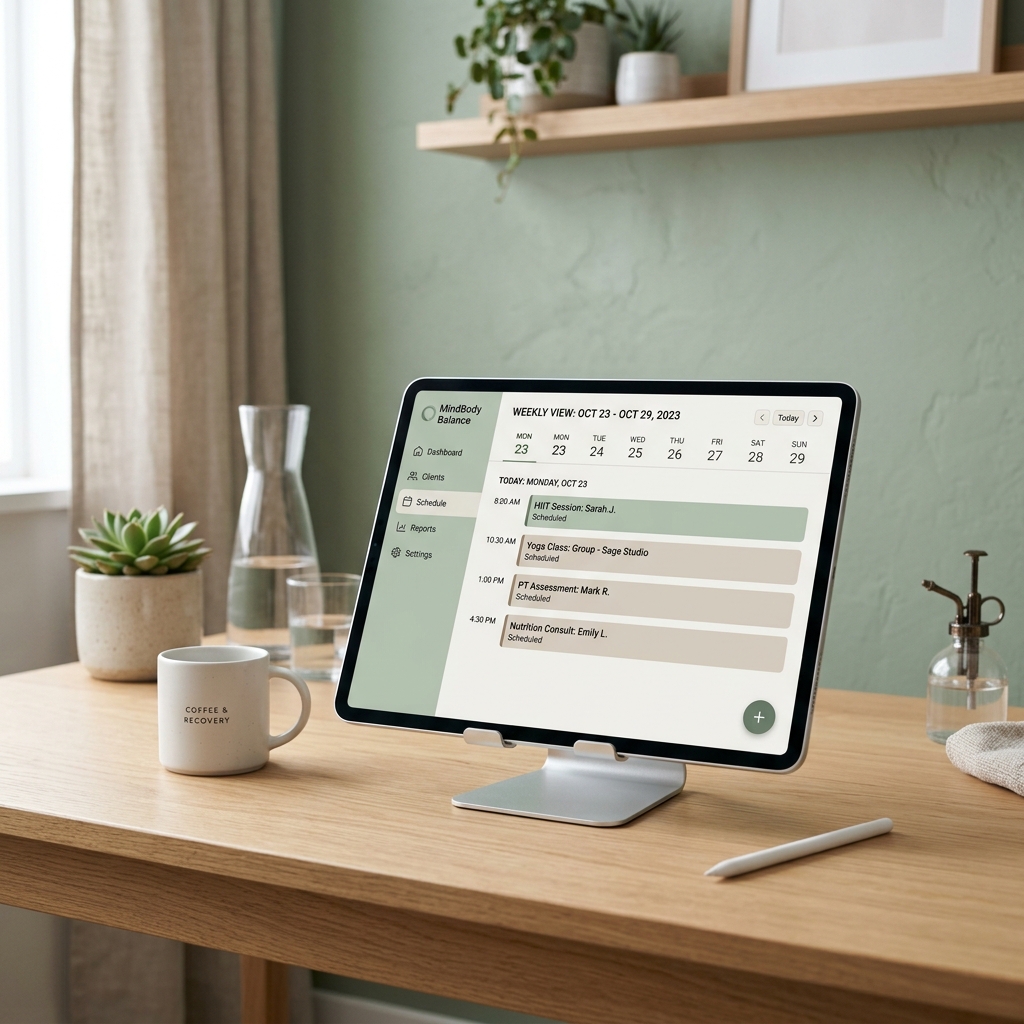 Nexo Dashboard on Tablet